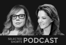 Kirsten Vangsness, a woman with long blonde hair and glasses is next to Stockard Channing, a smiling woman with long dark hair.