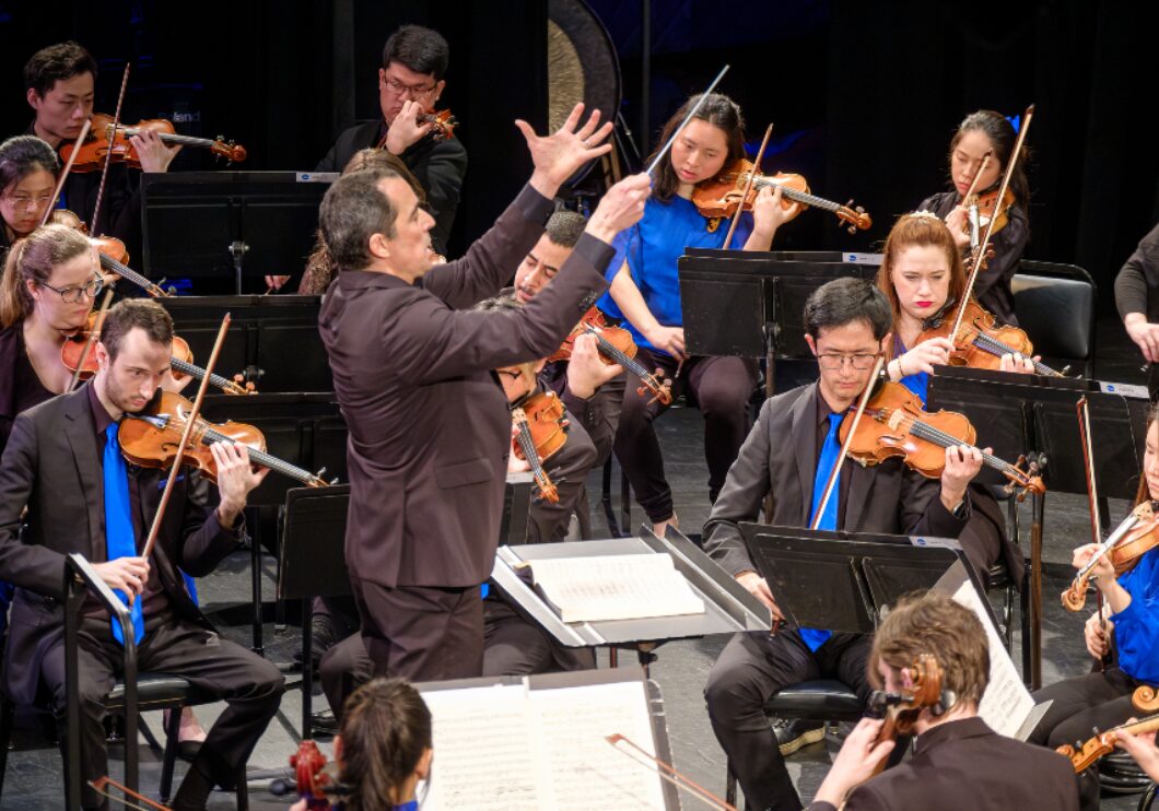 AT3 for SS Zachary Schwartzman conducts The Orchestra Now at Peter Norton Symphony Space on Sun 3 23 25 photo by David De Nee