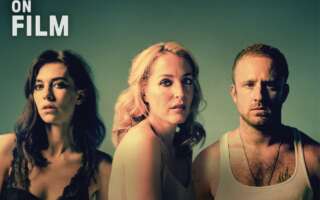 Actors Vanessa Kirby, Gillian Anderson, and Ben Foster in the play A Streetcar Named Desire.