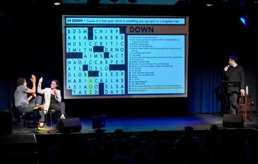 The Crossword Show at Symphony Space, 6/20/24 - Photo (cr) Sean Sime